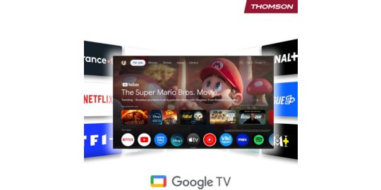 Passerelle multimédia THOMSON 245 Box 4K avec Google TV