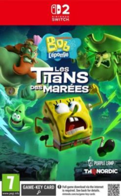 Jeu Switch 2 THQ Bob L'eponge Les Titans Des Marées