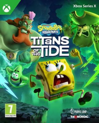 Jeu Xbox X THQ Bob L'eponge Les Titans Des Marées