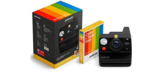 Appareil photo Instantané POLAROID Now+ Gen 3 Black + Color Film Bundle (8