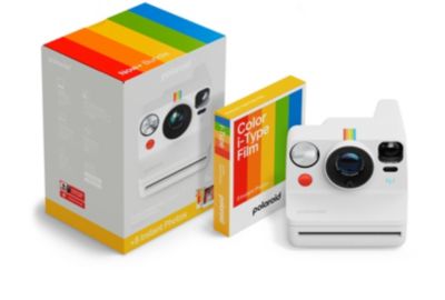 Appareil photo Instantané POLAROID Now+ Gen 3 White + Color Film Bundle (8