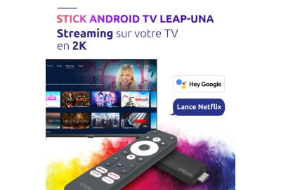 Passerelle multimédia STRONG LEAP-UNA Stick Android TV FHD Chromecast