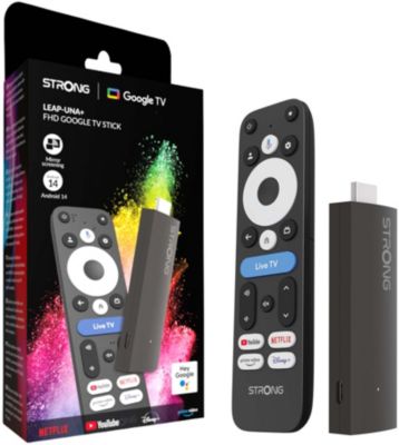 Clé TV STRONG Leap-Una + Stick Android TV FHD