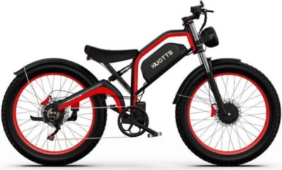 Vélo électrique DUOTTS N26 750W 48V20AH Noir Rouge
