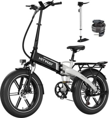 Vélo électrique HITWAY 20×4.0 Pneus 48V13Ah Pliable VAE