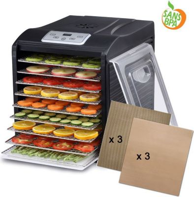 Déshydrateur BIOCHEF Arizona Sol 9 plateaux Noir