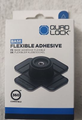 Support smartphone QUAD LOCK QLP-360-FAB ® 360 BASE ADHÉSIVE FLEXIBLE