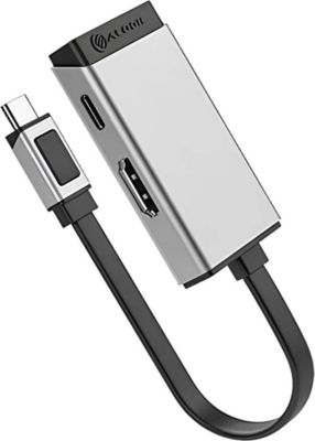 Hub A-LOGIC USB-C vers HDMI 4K 60Hz et USB-C 100W