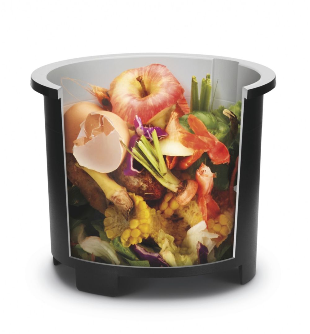 Poubelle à Compost électrique de Cuisine, cycleur Alimentaire d'une  capacité de 2,5 L, bac à Compost de Cuisine, Micro-organismes ménagers