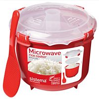 Cuiseur riz SISTEMA vapeur micro-ondes à clips 2.6 L