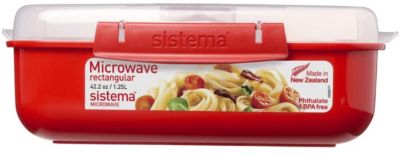 Boîte hermétique SISTEMA rectangulaire micro-ondes