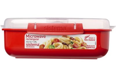 Boîte hermétique SISTEMA rectangulaire micro-ondes