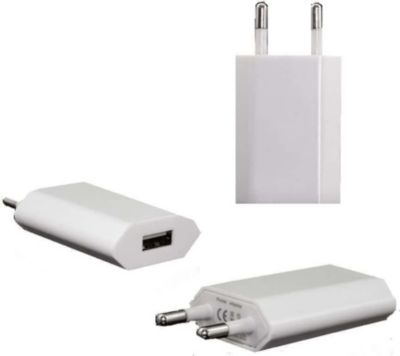 Chargeur secteur OZZZO Chargeur maison usb 1A blanc tel Chargeur secteur OZZZO Chargeur maison usb 1A blanc tel
