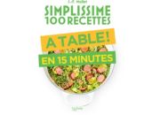 Livre de cuisine HACHETTE Simplissime 100 recettes a table en