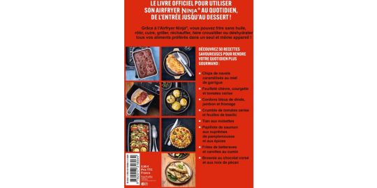 Livre HACHETTE Ninja : On peut tout faire au Airfryer