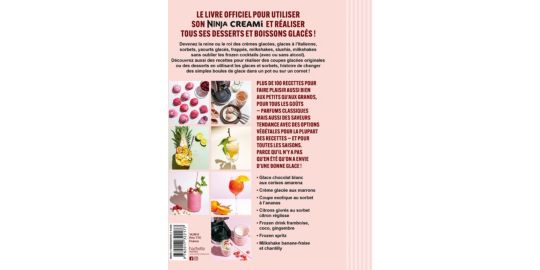 Livre de cuisine HACHETTE Ninja Creami