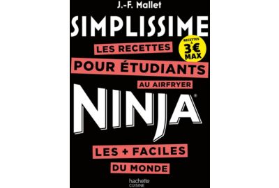Livre de cuisine HACHETTE Simplissime Air fryer Ninja Etudiants