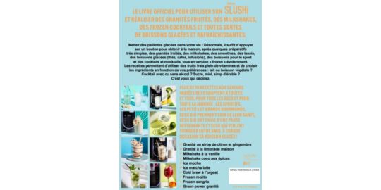 Livre de cuisine HACHETTE Slushi ninja