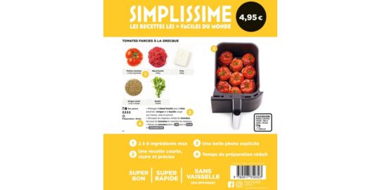 Livre de cuisine HACHETTE Simplissime Airfryer Ninja 1 plat et c