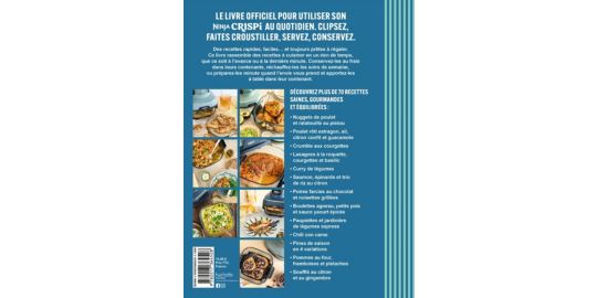 Livre de cuisine HACHETTE Recettes Airfryer Ninja Crispi