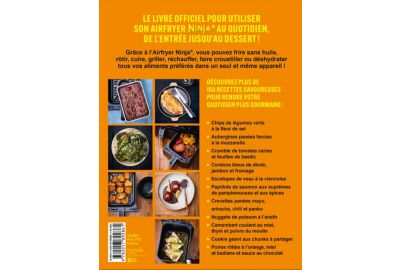 Livre de cuisine HACHETTE Ninja - On peut tout faire au Airfryer