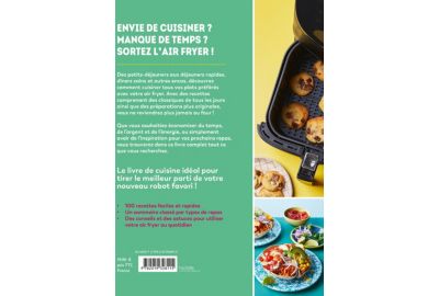 Livre de cuisine HACHETTE Je cuisine tout avec mon airfryer