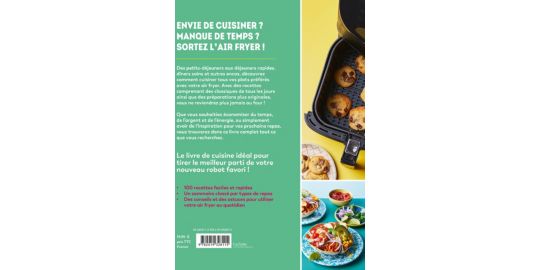 Livre de cuisine HACHETTE Je cuisine tout avec mon airfryer