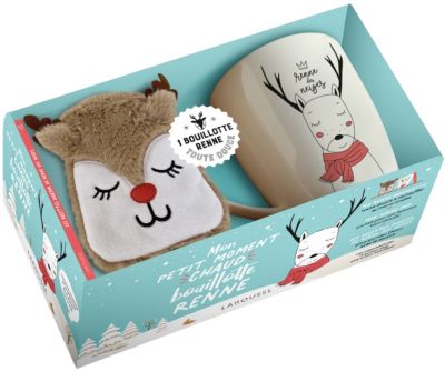 Coffret cuisine LAROUSSE Mon petit moment chaud bouillotte renne