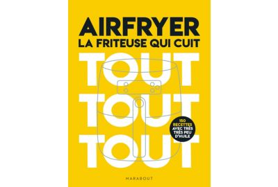 Livre de cuisine MARABOUT Airfryer - La friteuse qui cuit tout
