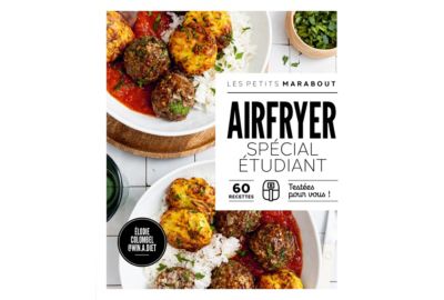 Livre de cuisine MARABOUT recettes au Airfryer spécial etudiant