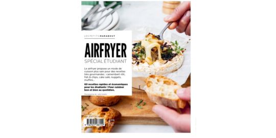 Livre de cuisine MARABOUT recettes au Airfryer spécial etudiant