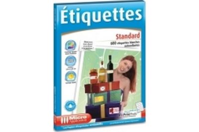 Papier créatif MICRO APPLICATION etiquettes standard Papier créatif MICRO APPLICATION etiquettes standard