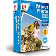 Papier photo MICRO APPLICATION Photo Maxi Pack 10x15 Brillant 200g 180f