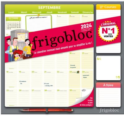 Frigobloc : idées positives (édition 2024) - Collectif - Play Bac -  Papeterie / Coloriage - Les Pertuis ST PIERRE D OLERON