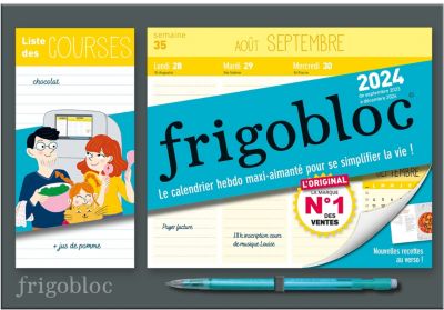 Frigobloc mensuel à personnaliser avec vos photos ! (édition 2024) -  Collectif - Play Bac - Papeterie / Coloriage - Librairie Galignani PARIS