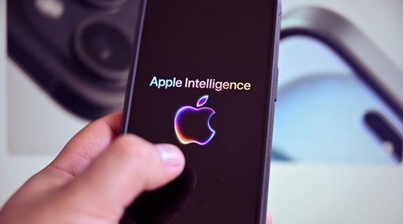 Germany - June 26,2024: Apple intelligence on the smartphone screen. Apple AI, Apple Artificial Intelligence, OpenAI