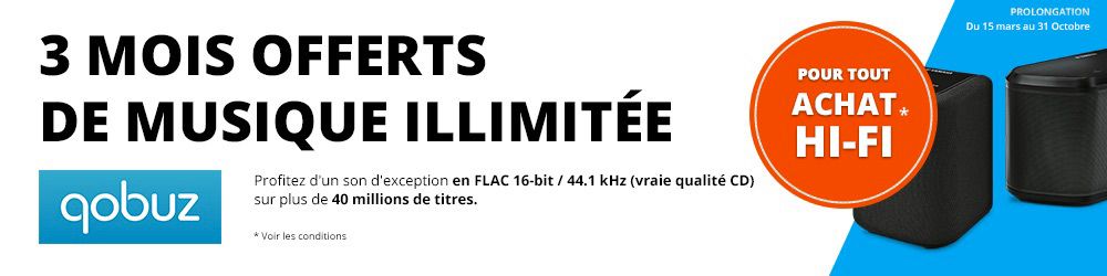 3 mois offerts Qobuz