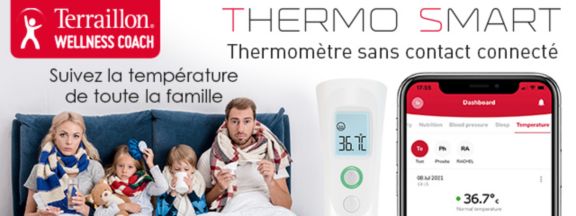 Thermo Smart de Terraillon, le thermomètre sans contact connecté 