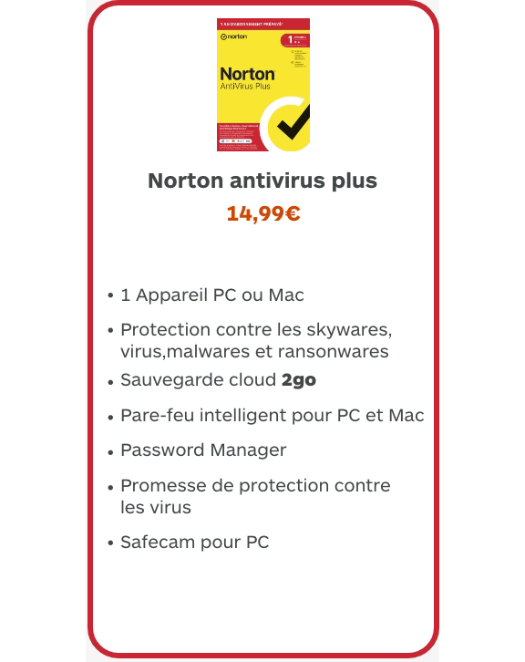 Norton antivirus plus