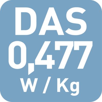 DAS : débit d'absorption spécifique local (tête et tronc)