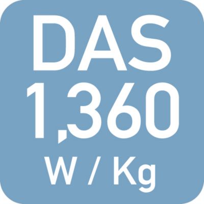 DAS : débit d'absorption spécifique local (tête et tronc)