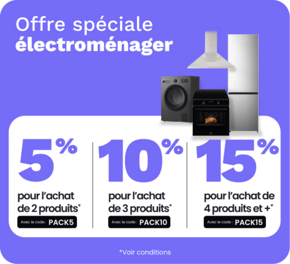 Offre spéciale électroménager