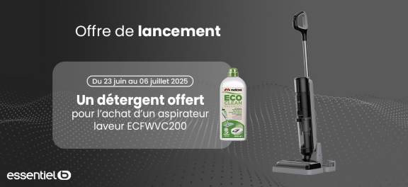 Nouveautés aspirateurs laveurs Essentiel B