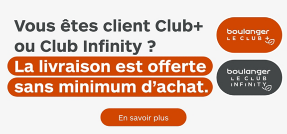 Programme fidélité Club+ Infinity