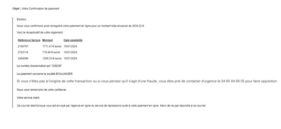 exemple de fraude