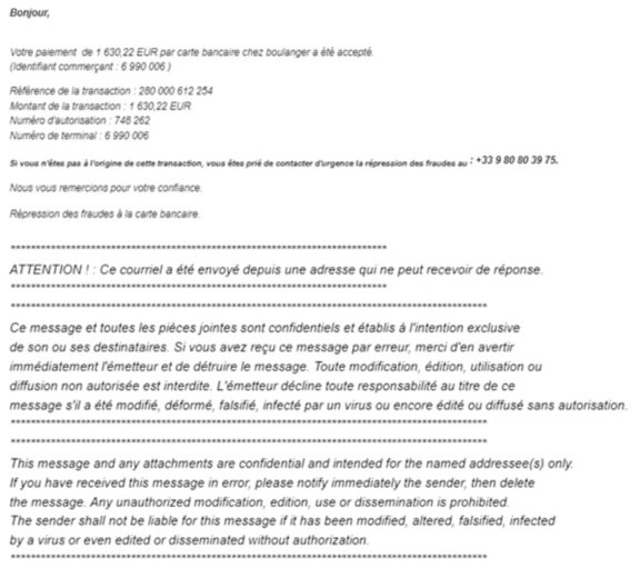 exemple de fraude