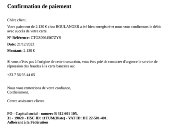 exemple fraude