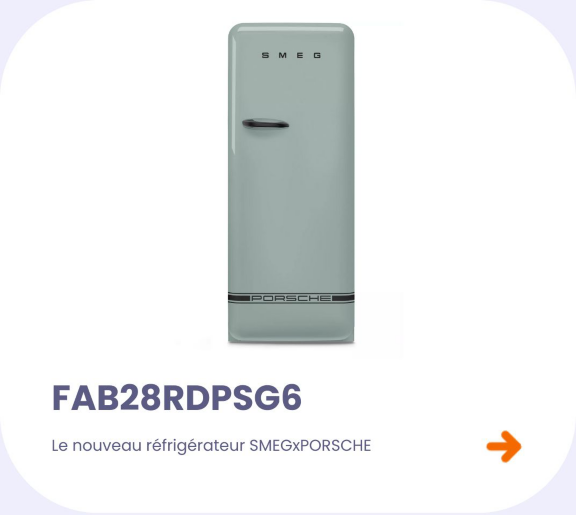 Réfrigérateur 1 porte SMEG PORSCHE FAB28RDPSG6