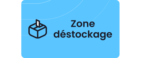 Zone déstockage