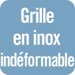 Grille inox indéformable
